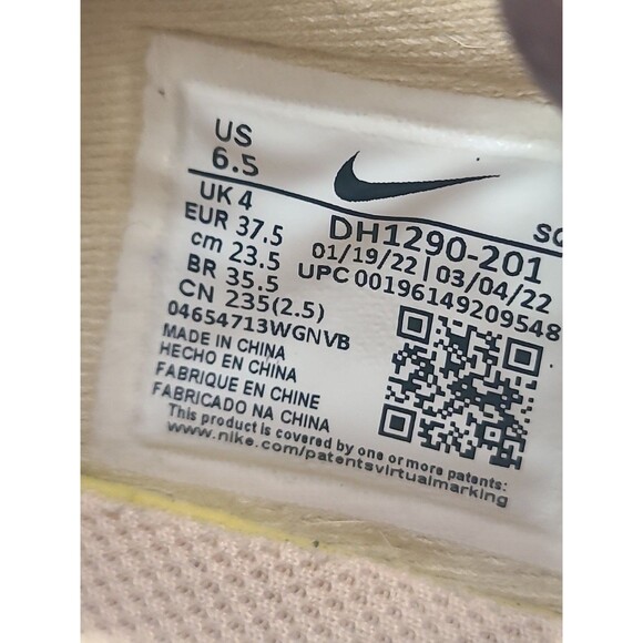 Nike Air Force 1 React Fontanka Khaki Leather Unisex Women 6.5 Casual Streetwear - Picture 7 of 10